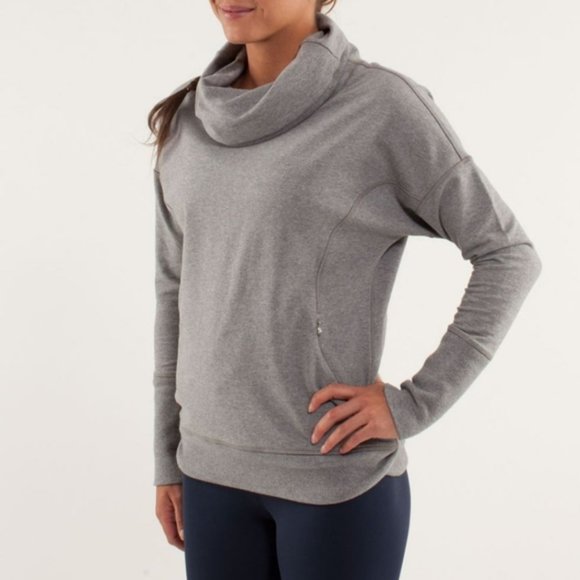 Lululemon Rest Day Pullover Vintage Sports Grey Size 4 - Picture 9 of 9